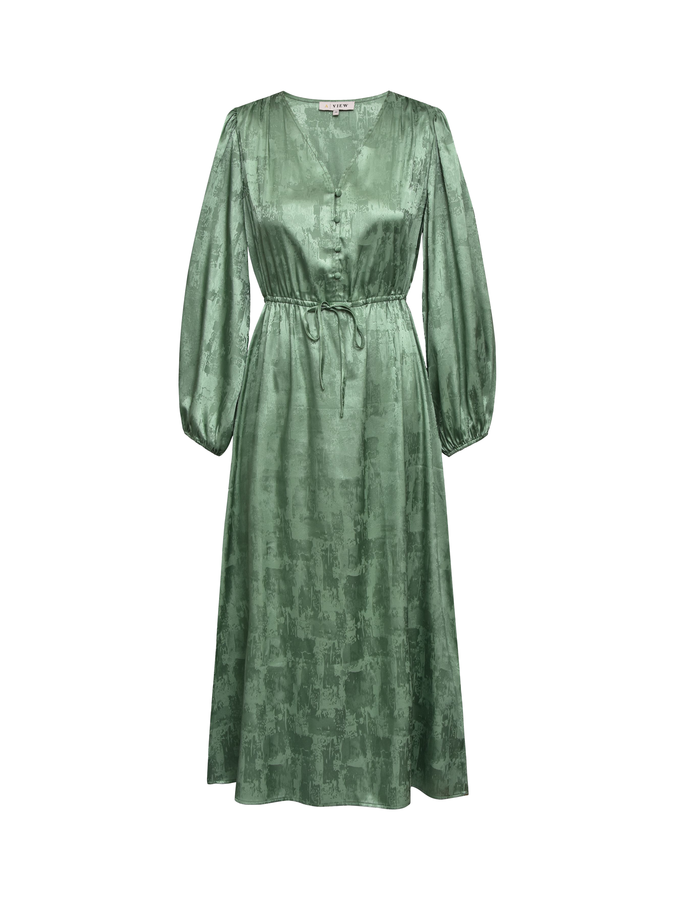 Product image 5 of 6, which shows A-VIEW Luna Maxi Dress, Dusty Green, 10