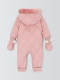 John Lewis Baby Flower Snowsuit, Multi