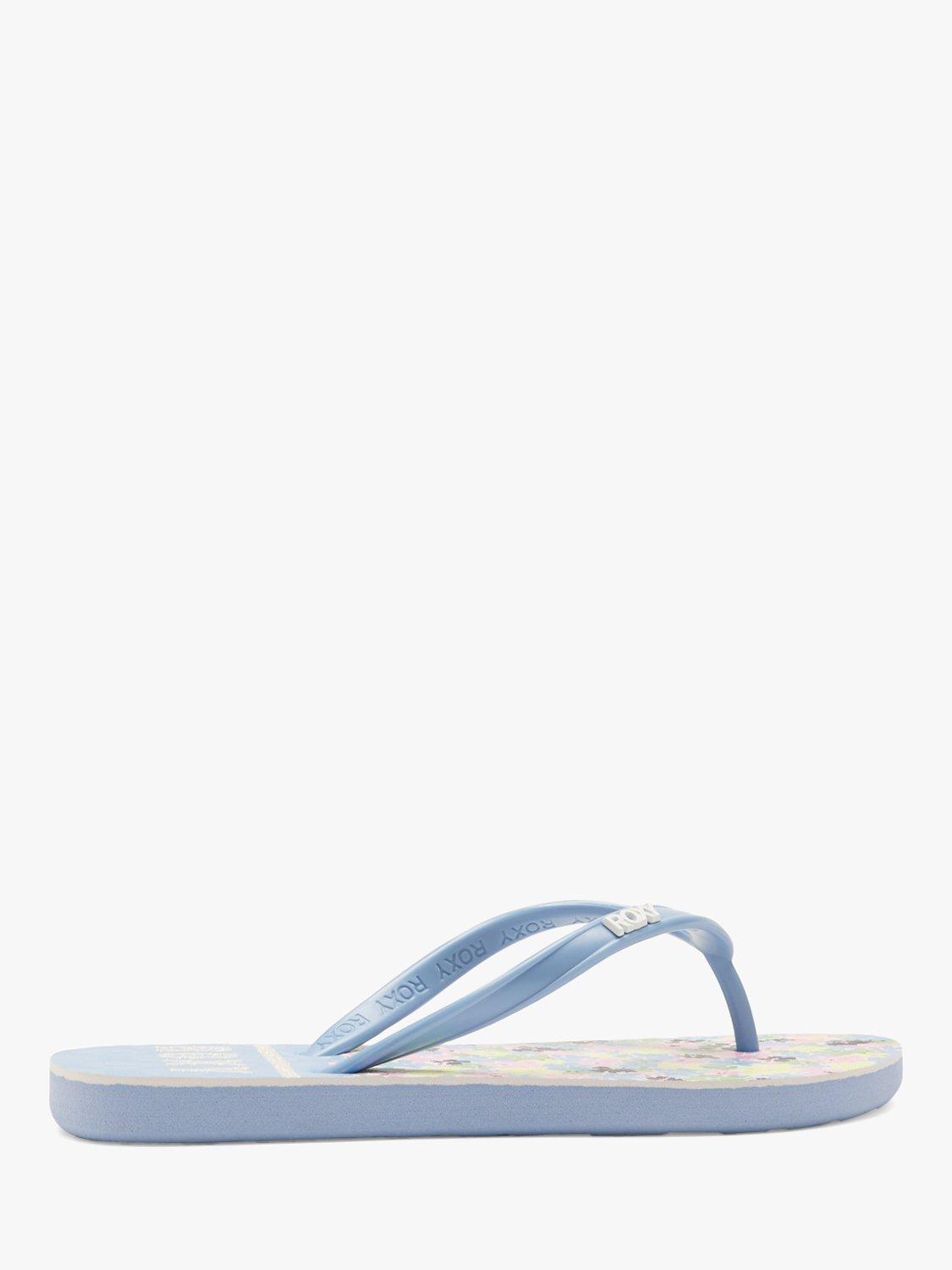 Roxy Kids' Viva Stamp II Sandals, Blue/Pink