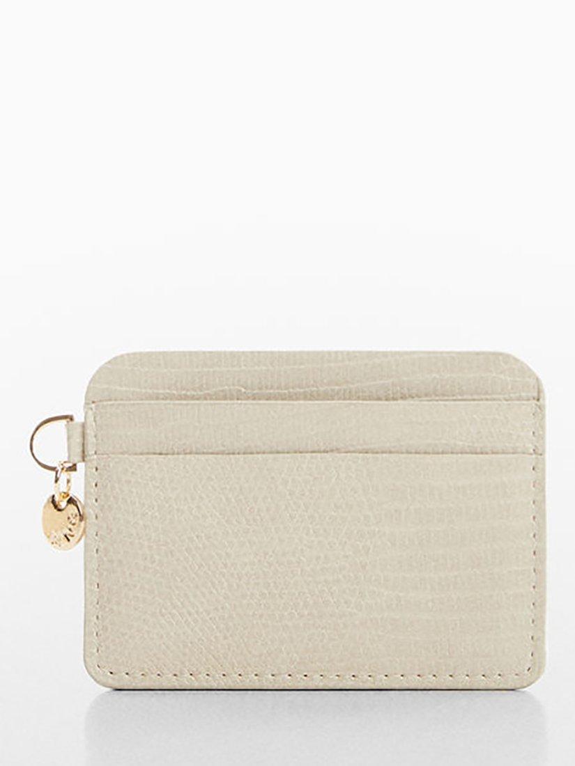 Mango Matias Card Holder, Natural White, One Size