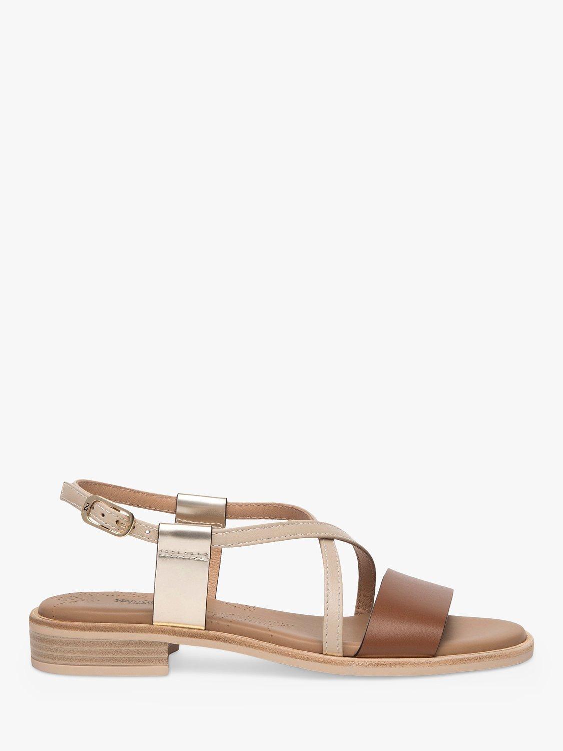 NeroGiardini Cross Strap Leather Sandals