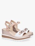 NeroGiardini Leather Wedge Sandals