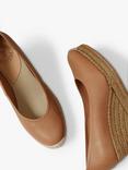 Penelope Chilvers Scoop Court Espadrille Shoes, Tan