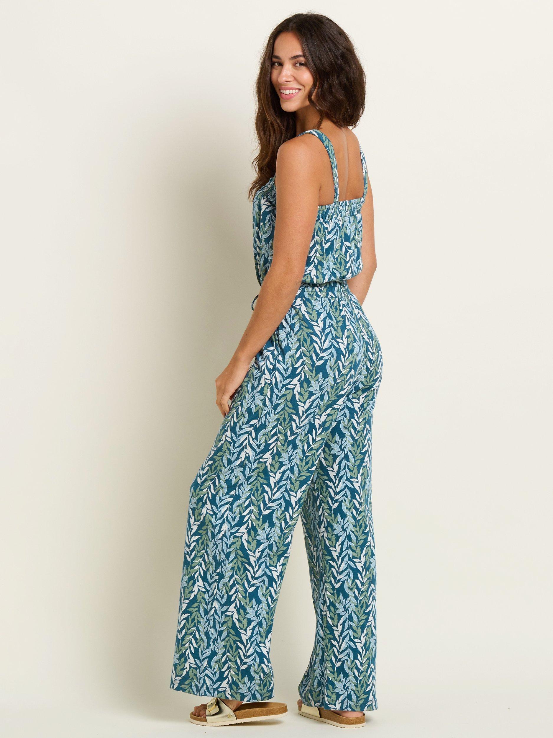 Product image 2 of 5, which shows Brakeburn Willow Wide Leg Jumpsuit, Multi, 10