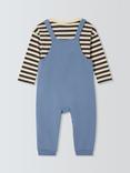 John Lewis ANYDAY Baby Play All Day Dog Dungaree and Long Sleeve T-Shirt Set