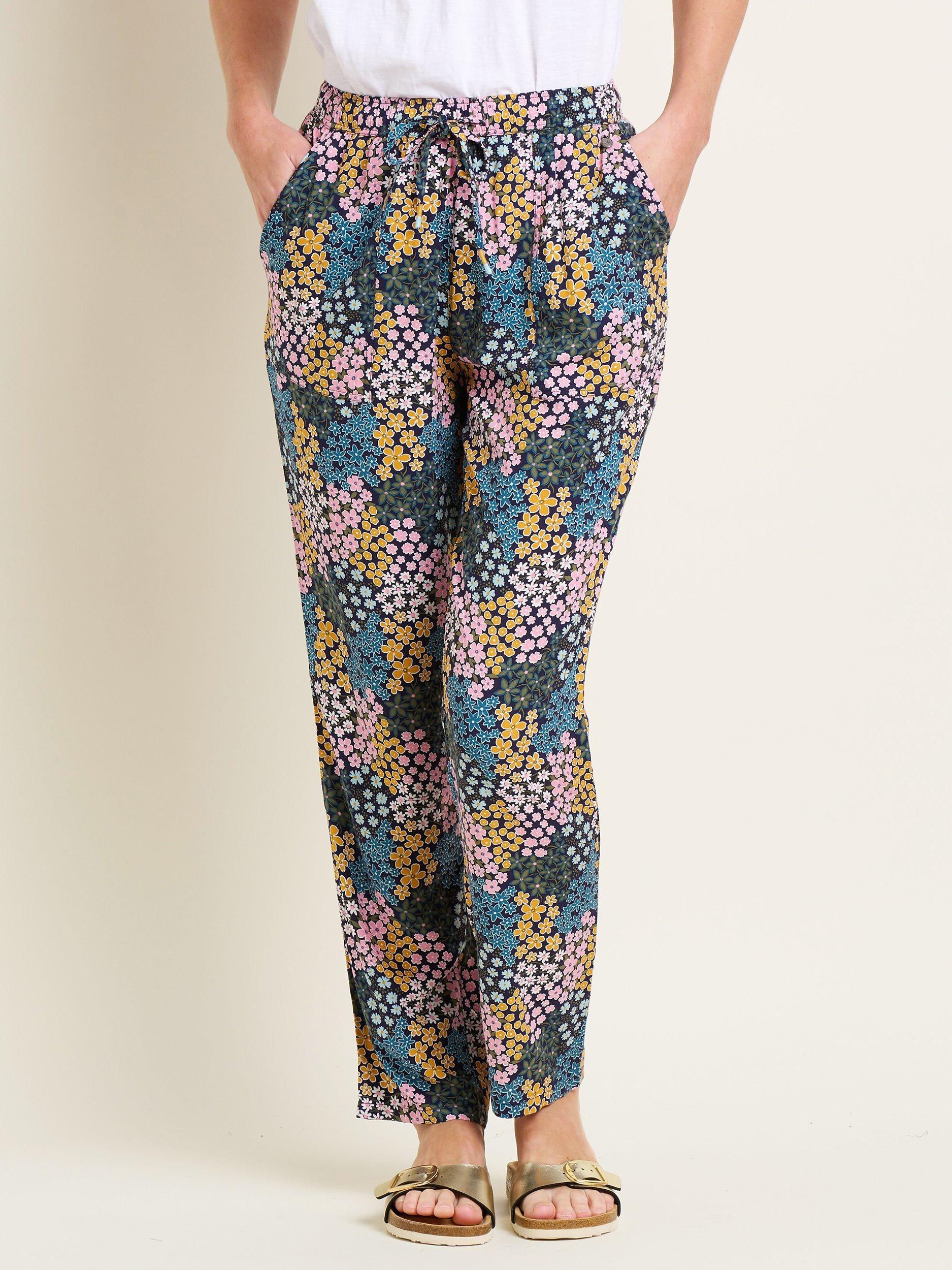 Brakeburn Wildflower Meadow Traveller Trousers, Multi