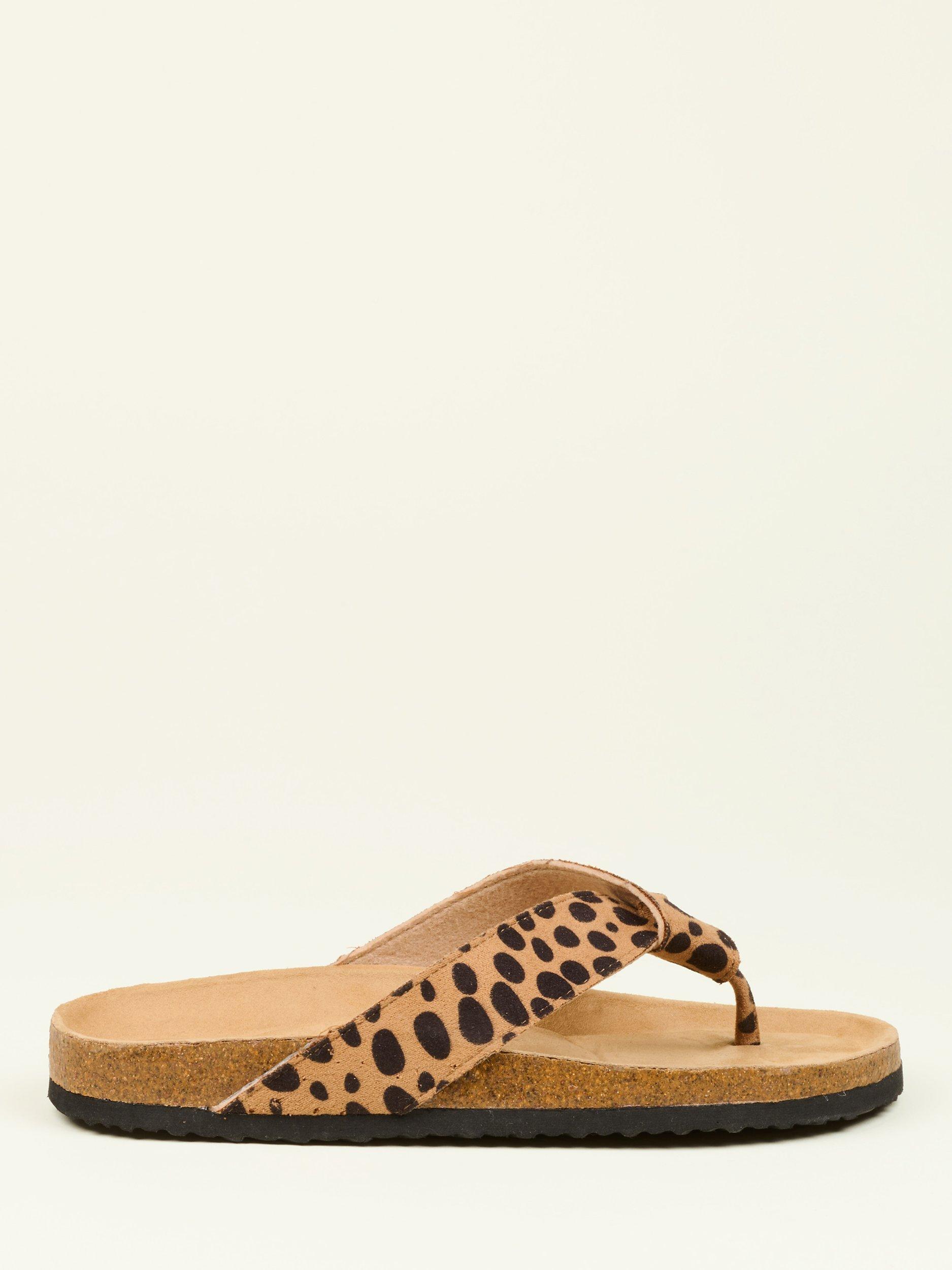 Brakeburn Animal Print Sandals, Multi