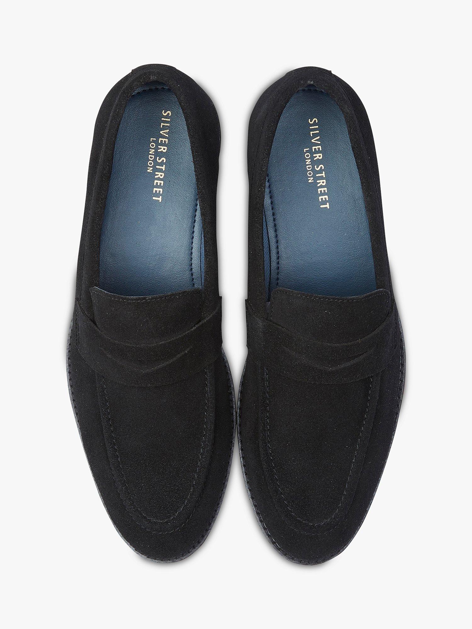 Silver Street London Parkwood Saddle Loafers, Black, 7