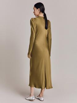 Ghost Frankie Cowl Neck Maxi Dress - view 2, Olive