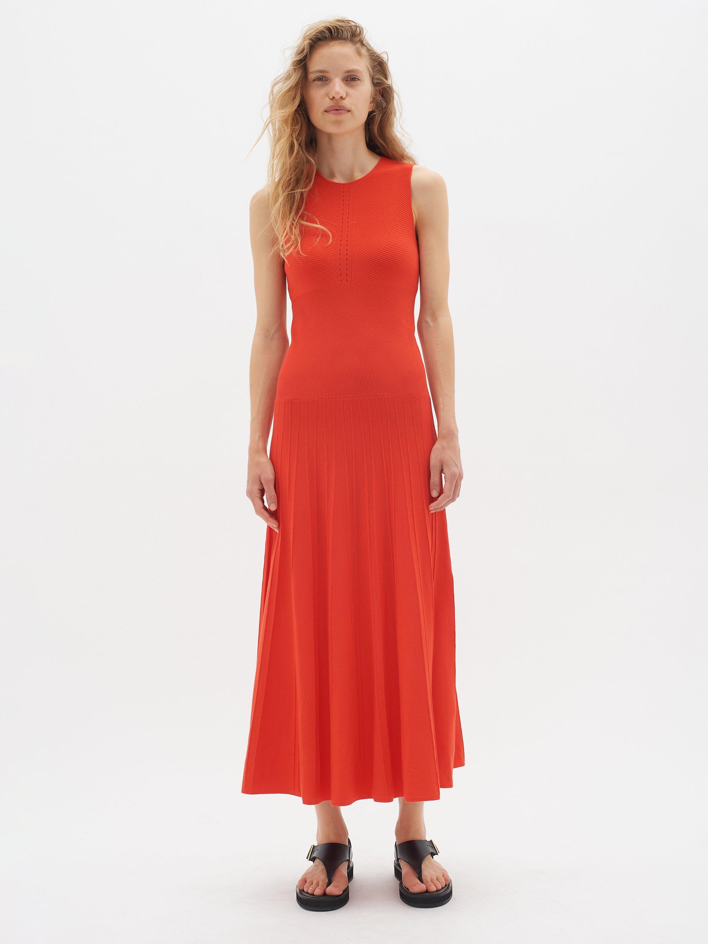 InWear Mirios Ecovero Midi Dress, Cherry Tomato