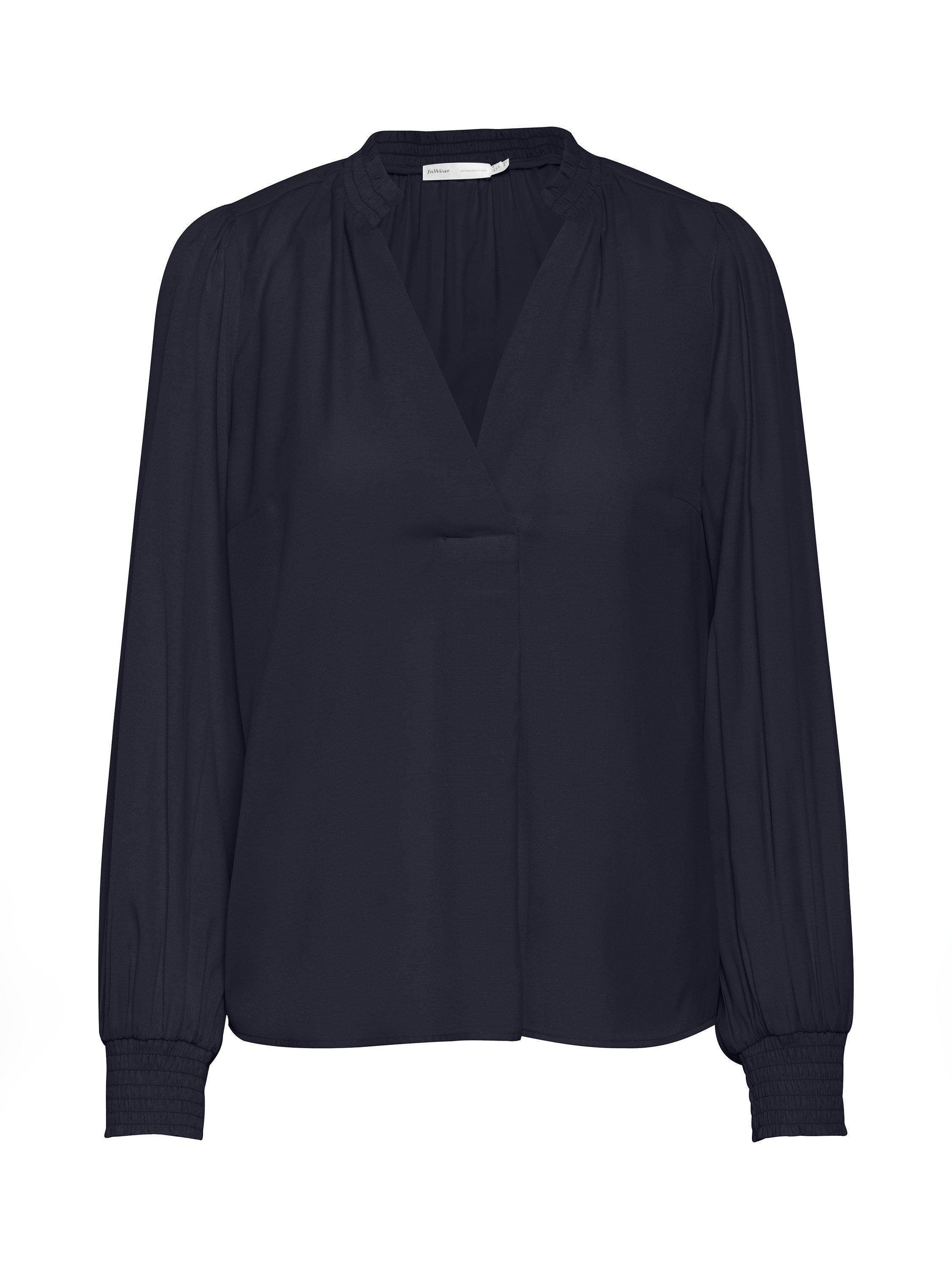 Product image 5 of 6, which shows InWear Huxie Blouse, Marine Blue, 12