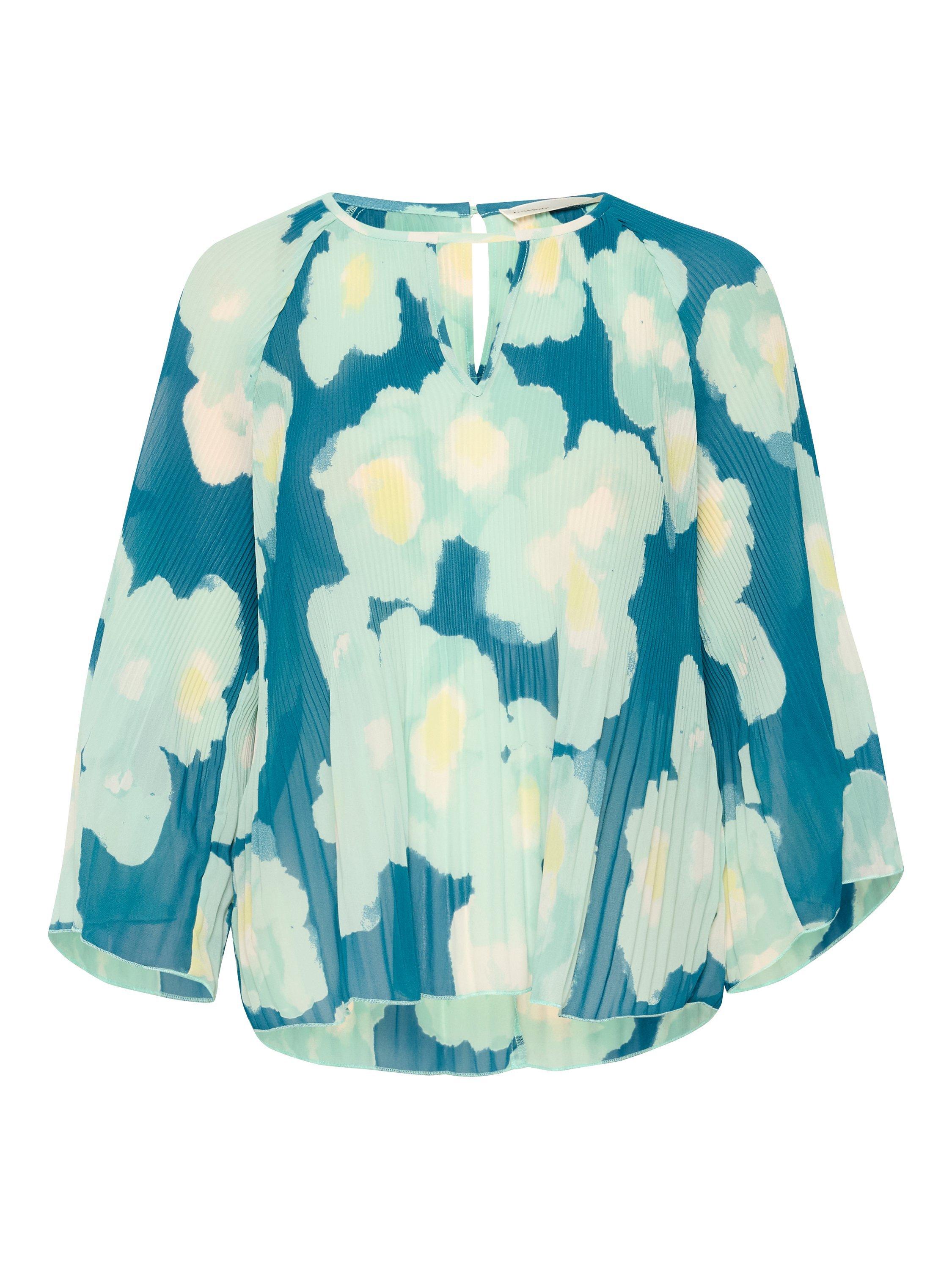 Product image 4 of 5, which shows InWear Hendra Loose Fit Blouse, Green Poetic Flower, 8