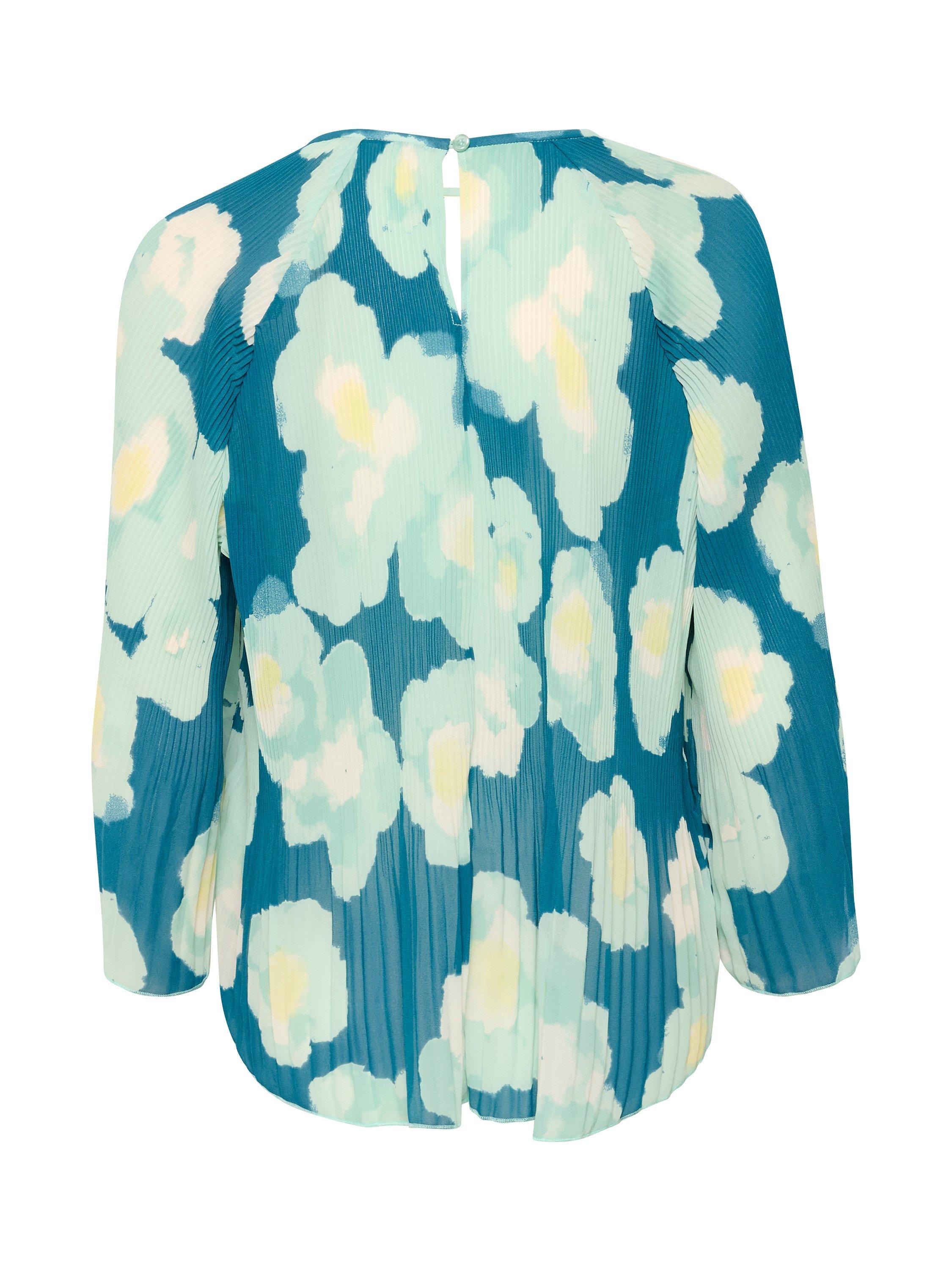 Product image 5 of 5, which shows InWear Hendra Loose Fit Blouse, Green Poetic Flower, 8