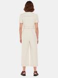 Whistles Alana Denim Jumpsuit, Ivory