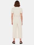 Whistles Alana Denim Jumpsuit, Ivory