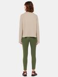 Whistles Petite Super Stretch Trousers, Khaki