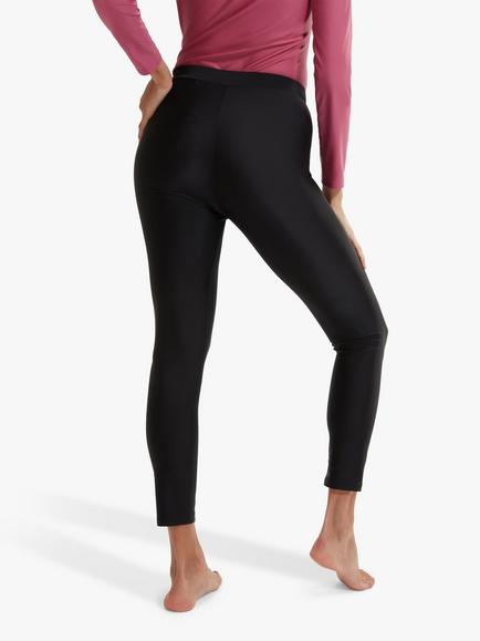 Speedo Swim Leggings, Black - view 2, Black