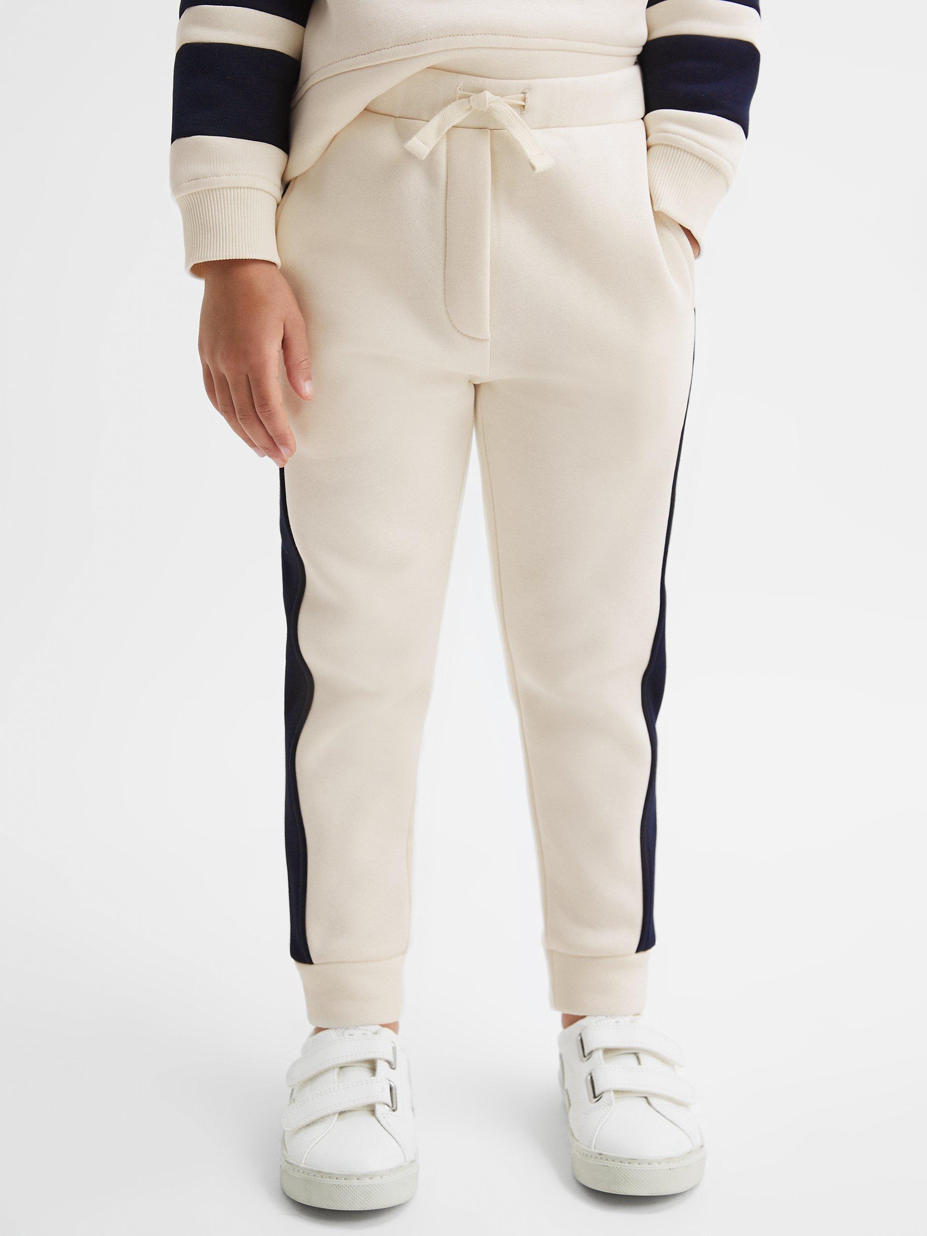 Product image 3 of 5, which shows Reiss Kids' Cara Hoodie & Joggers Set, Ecru, 13-14 years