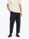 SELECTED HOMME Relaxed Thigh Tapered Trousers, Navy