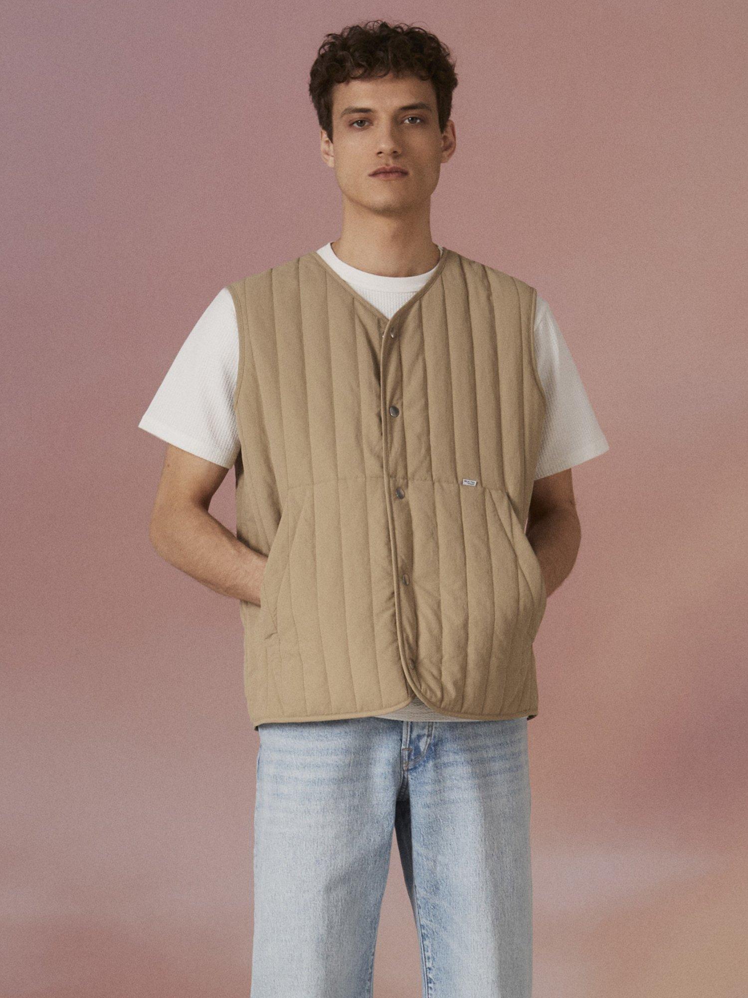 SELECTED HOMME Quilted Gilet, Brown