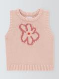 John Lewis ANYDAY Baby Floral Knitted Vest, Multi