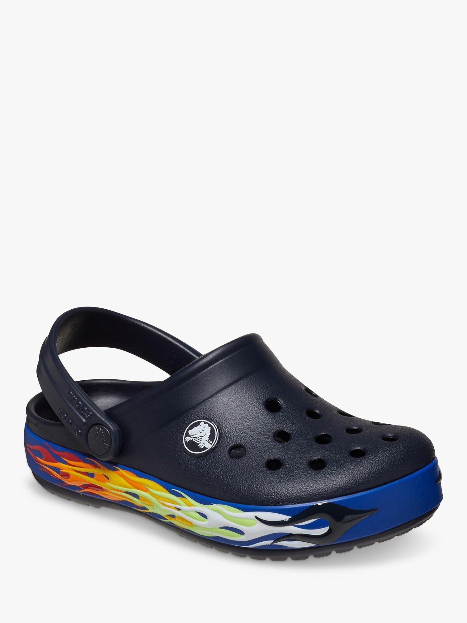 Flame crocs with holes online