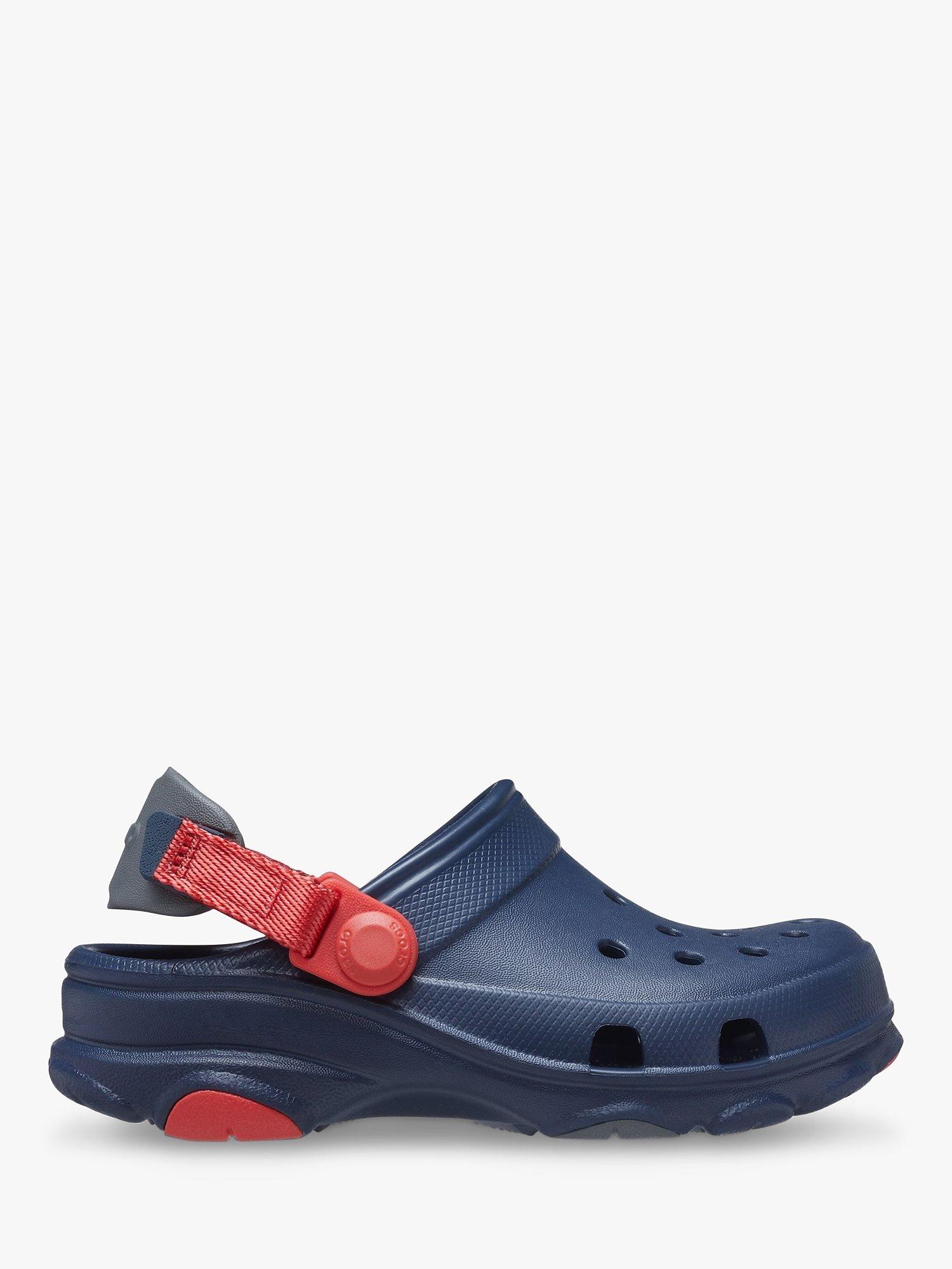 Product image 1 of 5, which shows Crocs Kids' Classic All-Terrain Clogs, Navy/Multi, 1