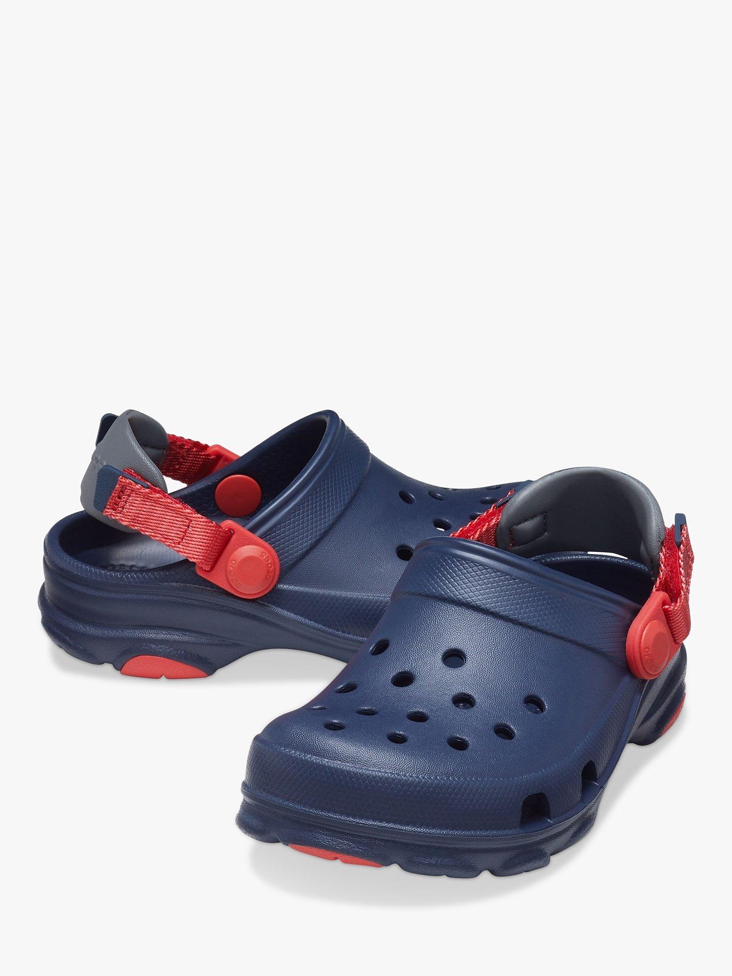Product image 4 of 5, which shows Crocs Kids' Classic All-Terrain Clogs, Navy/Multi, 1