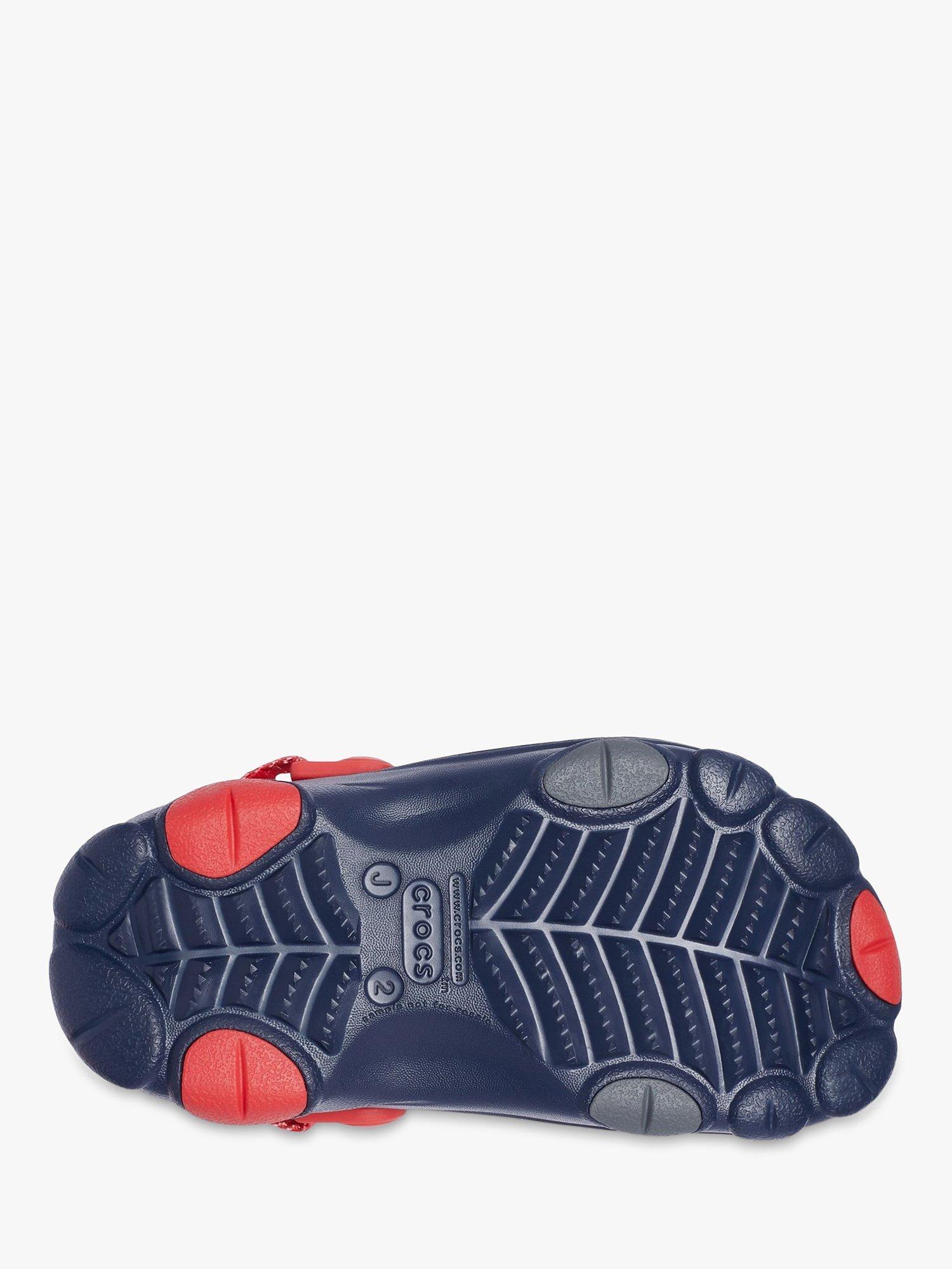 Product image 5 of 5, which shows Crocs Kids' Classic All-Terrain Clogs, Navy/Multi, 1