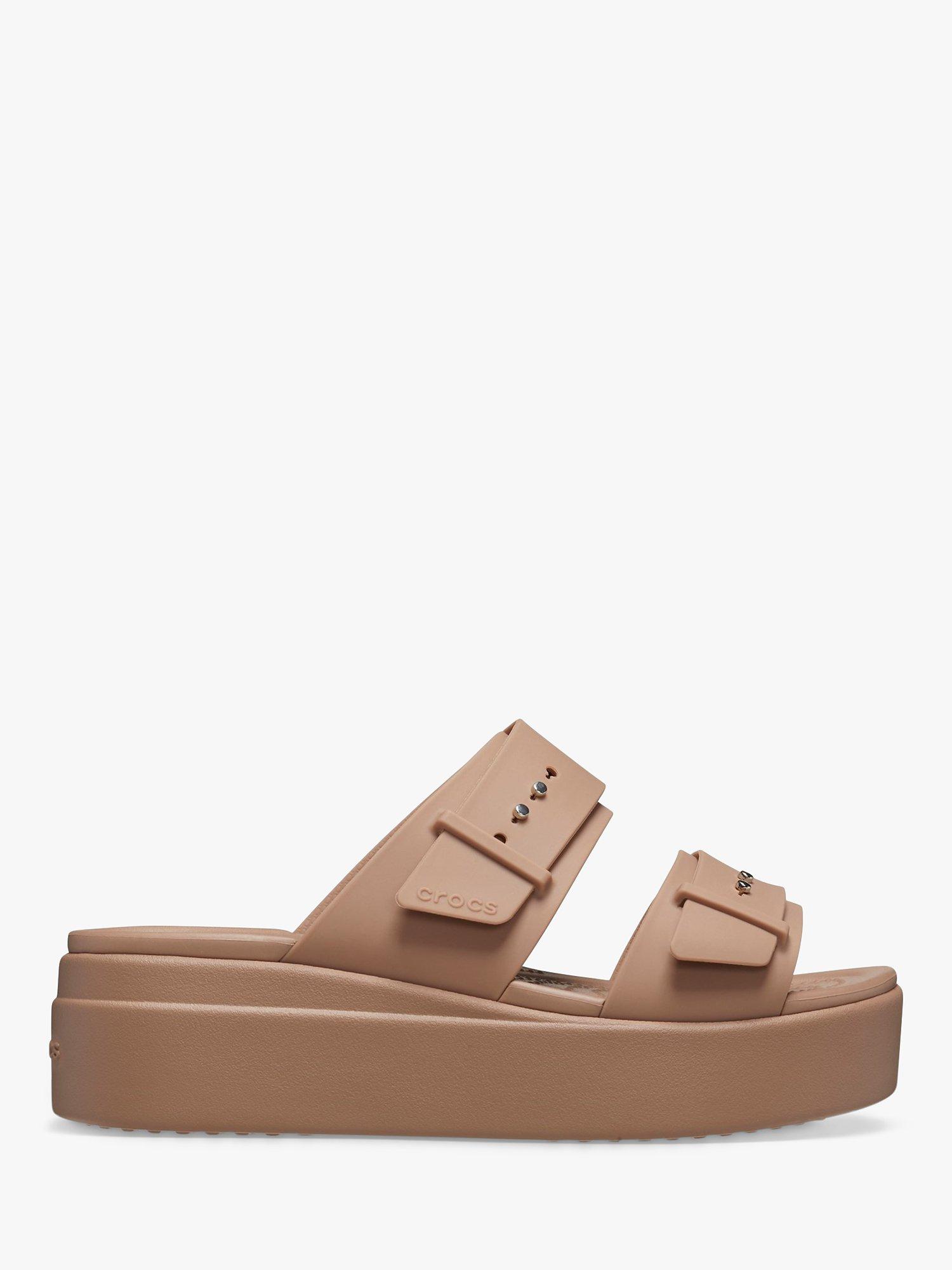Crocs Brooklyn Sandal Low Clogs Light Brown