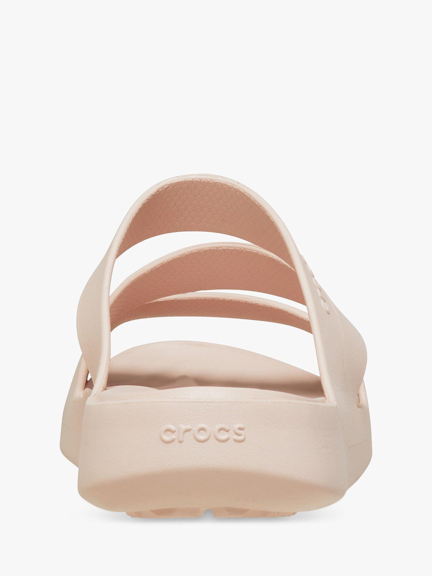 Crocs Getaway Strappy Mules, Natural, 4