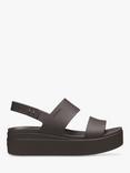 Crocs Brooklyn Low Wedge Platform Sandals, Black