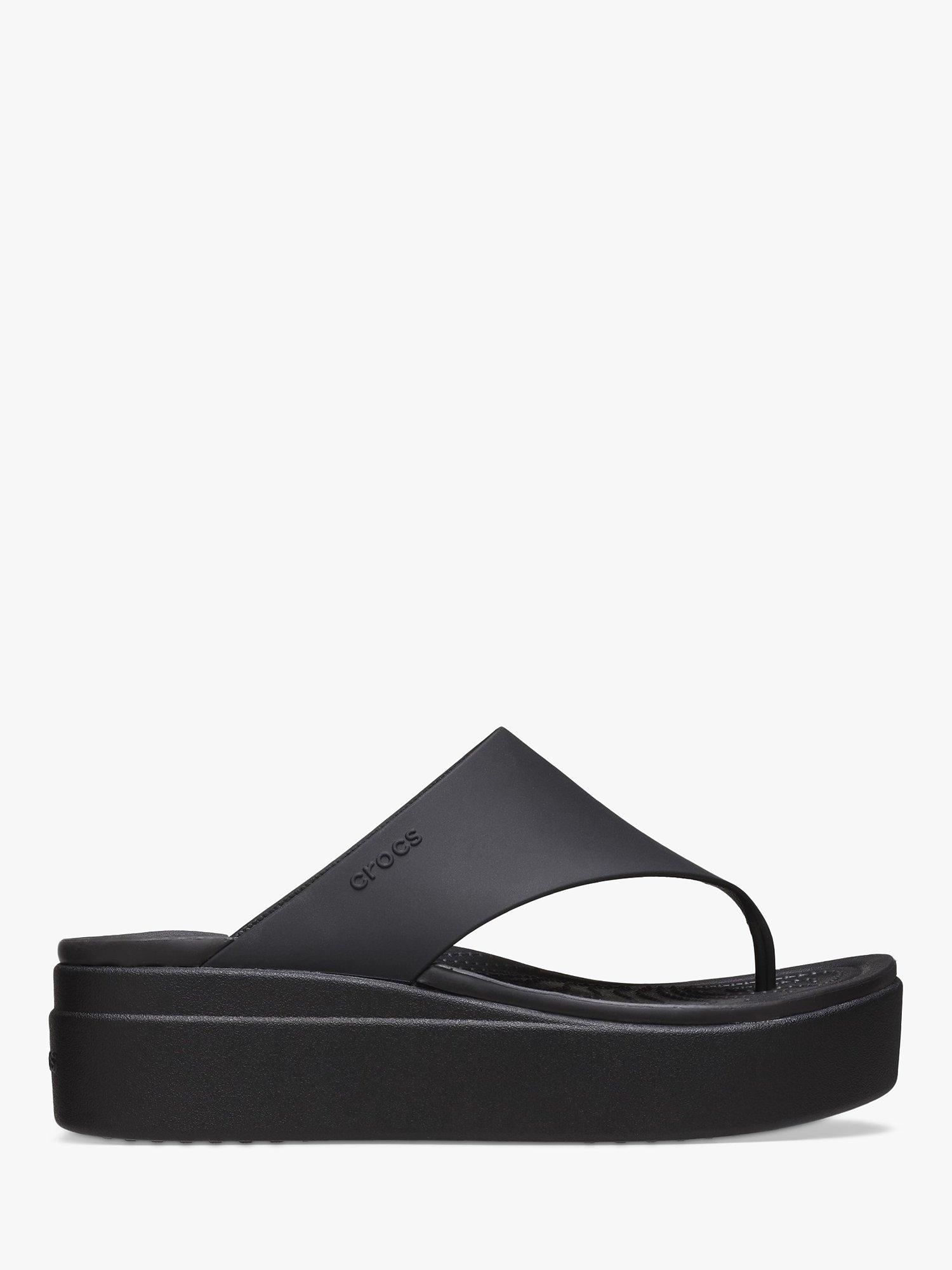 Crocs Brooklyn Flip-Flops, Black