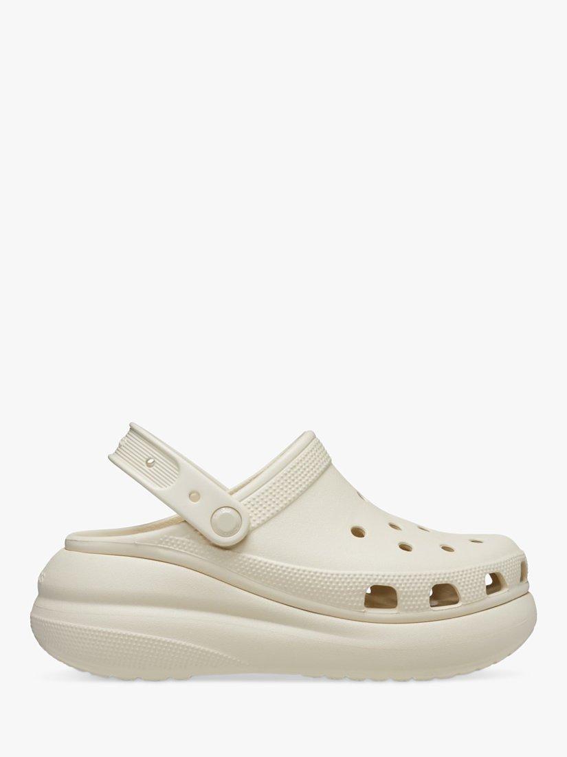 Crocs Classic Crush Clogs, Off White