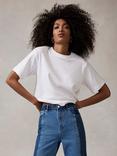 Mint Velvet Ultimate Cotton T-Shirt, White