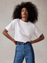 Mint Velvet Ultimate Cotton T-Shirt, White