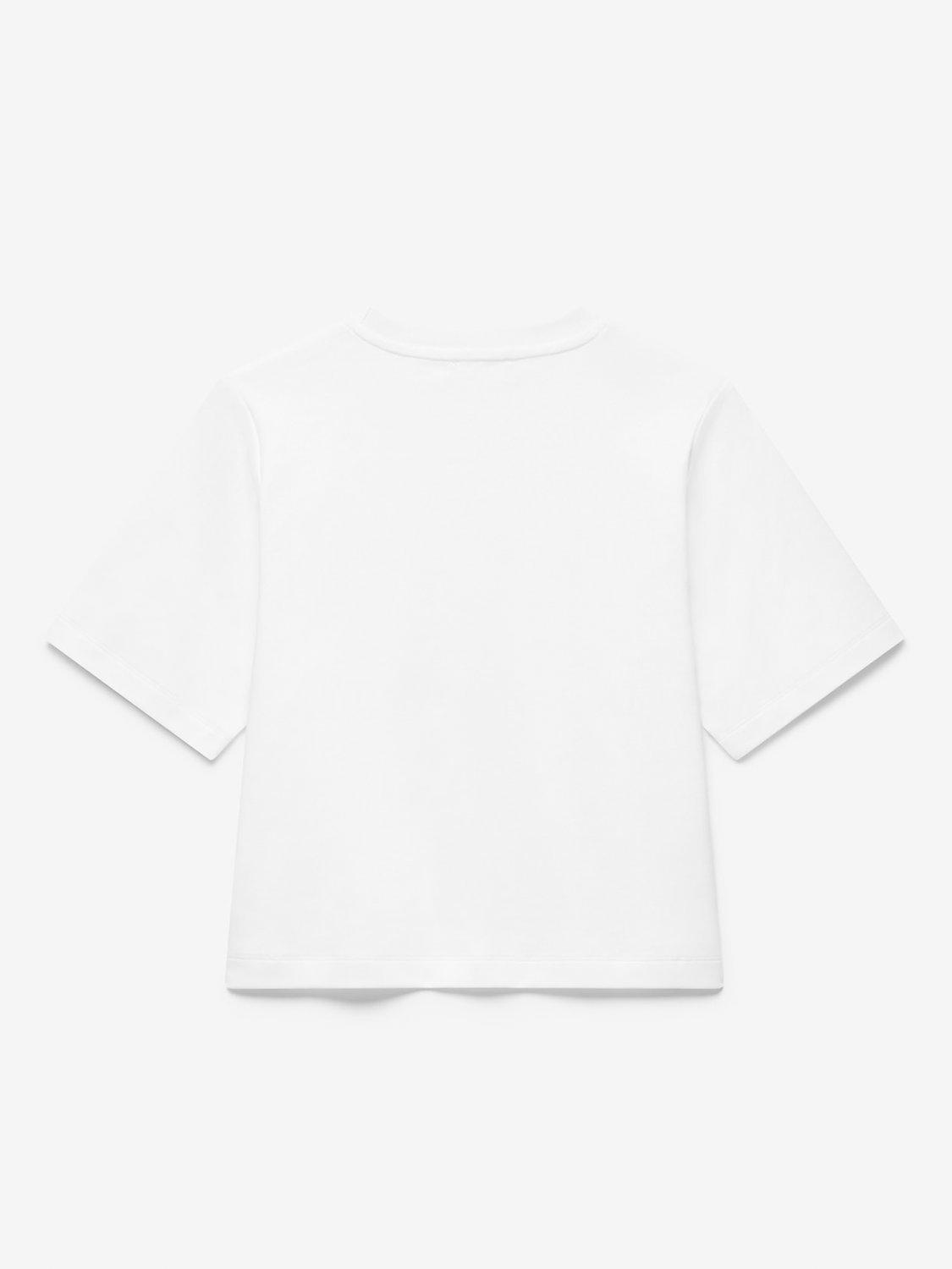 Product image 5 of 5, which shows Mint Velvet Ultimate Cotton T-Shirt, White, XS