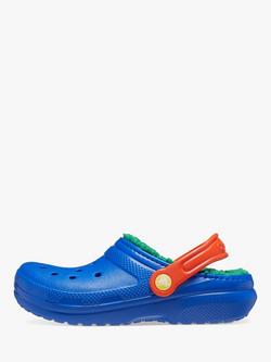 Crocs Classic Lined Clog, Blue Multi - view 2, Blue Multi