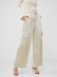 French Connection Chloetta Trousers, Silver Lining