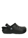 Crocs Kids' Classic Lined Clog, Black