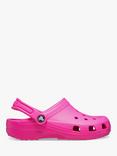 Crocs Kids' Classic Clogs, Pink Crush