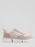 L.K.Bennett Step Leather & Suede Flatform Trainers