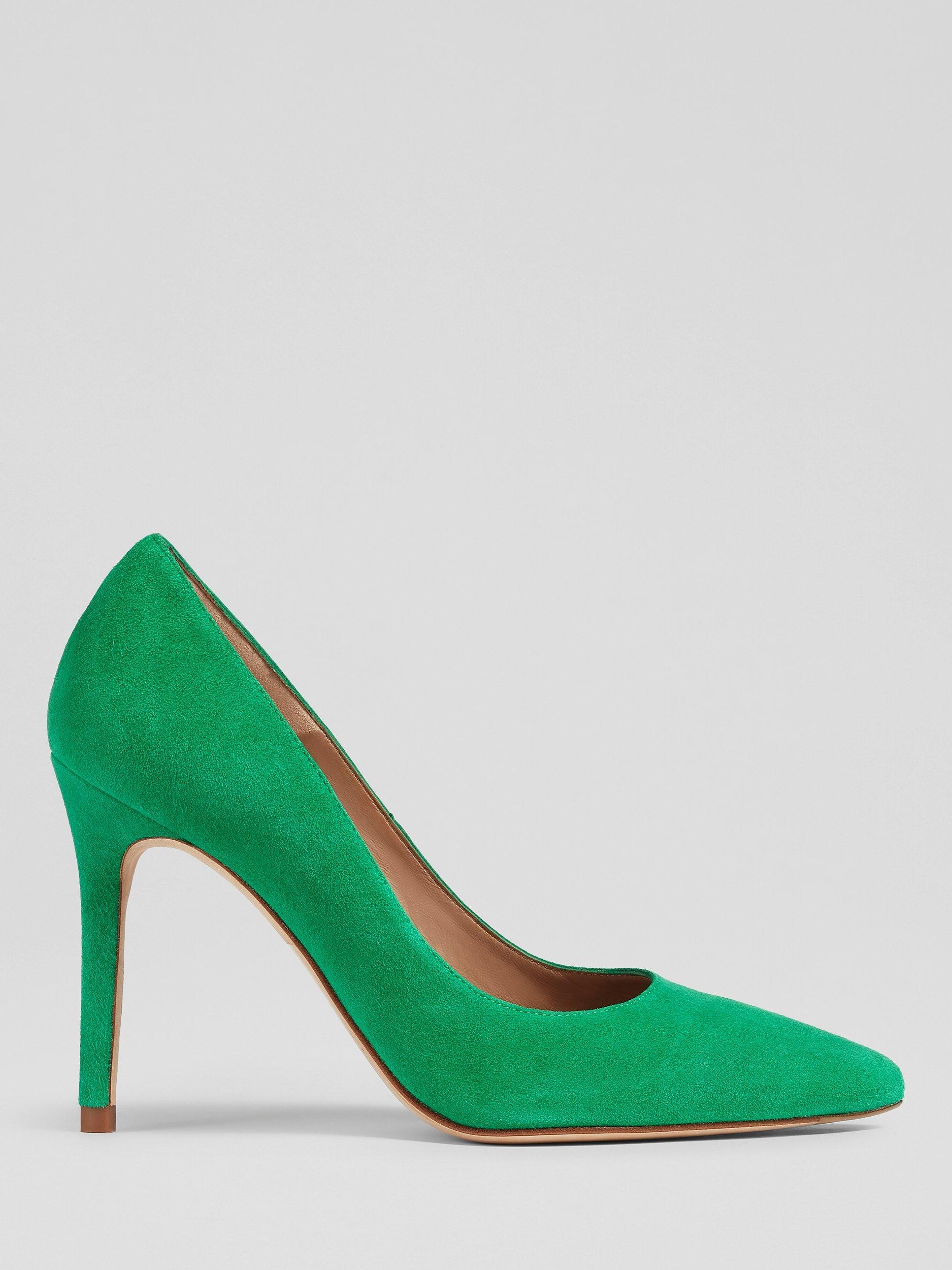 Pointed suede heels best sale