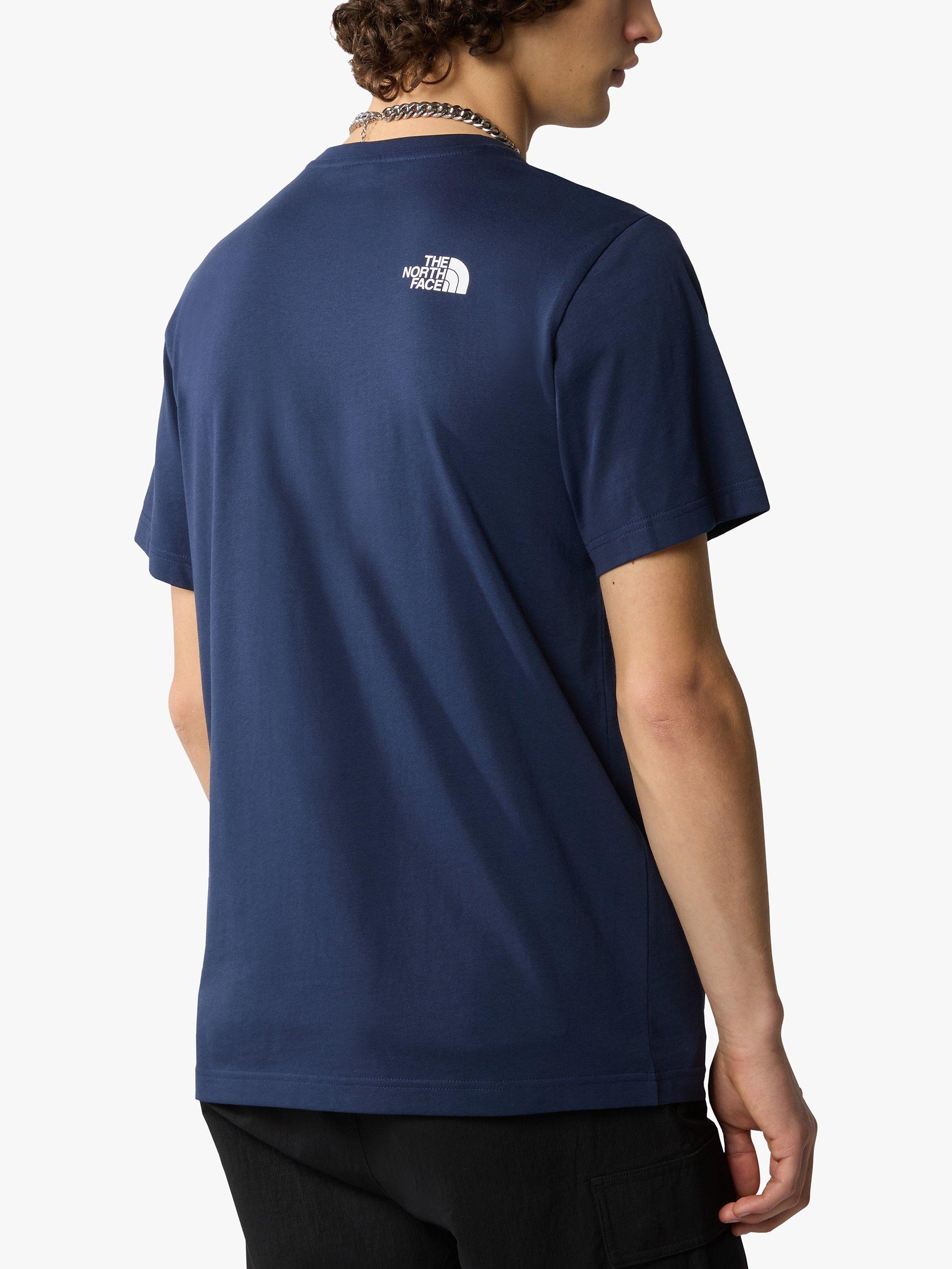 Product image 2 of 6, which shows The North Face Short Sleeve Dome T-Shirt, Navy, M