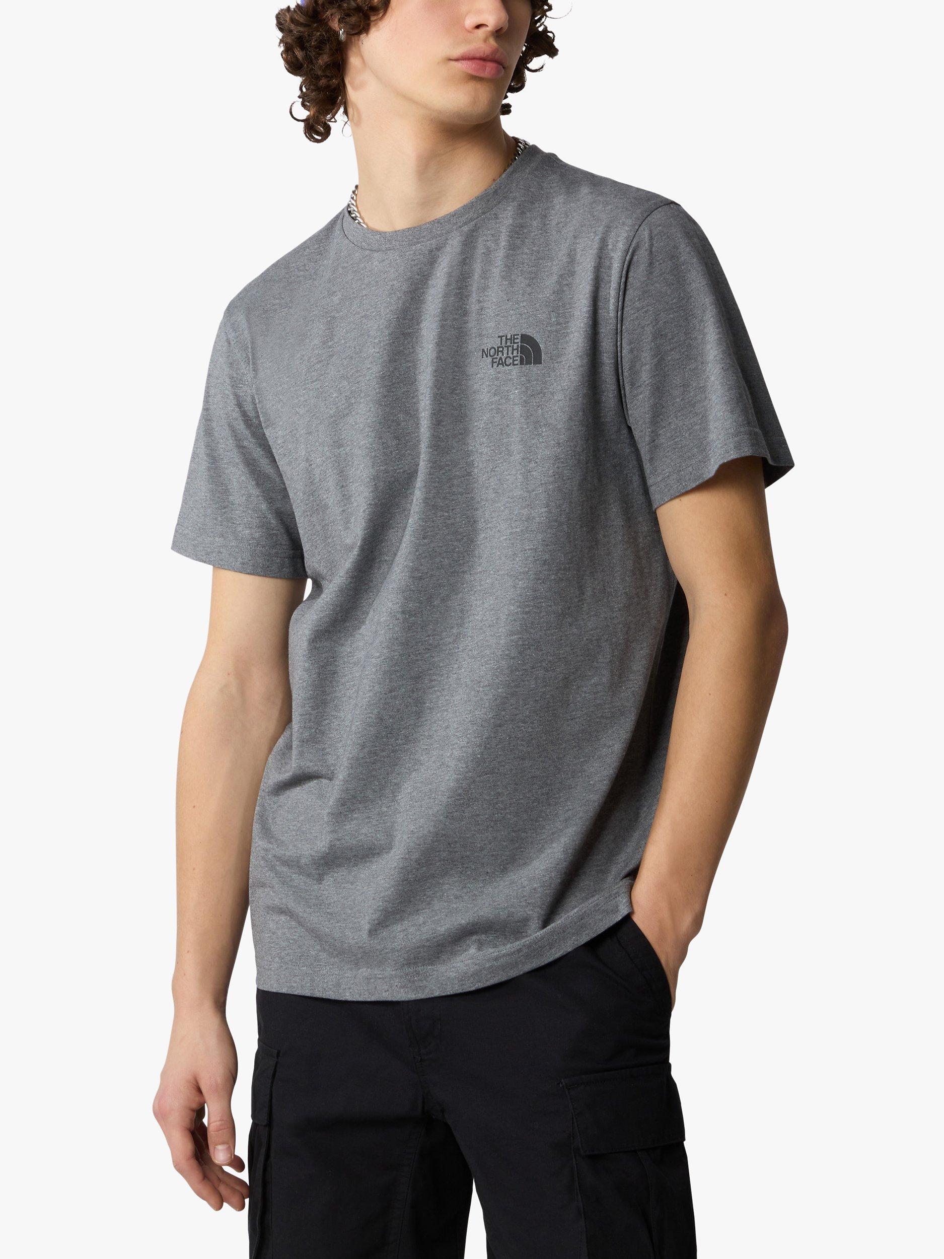 The North Face Dome Short Sleeve T-Shirt, Grey Heather
