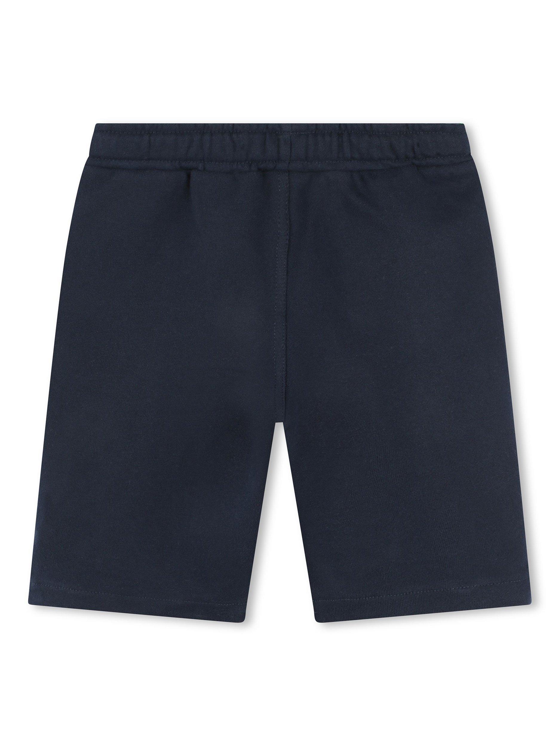 Product image 2 of 2, which shows Timberland Kids' Logo Bermuda Shorts, Navy, 4 years