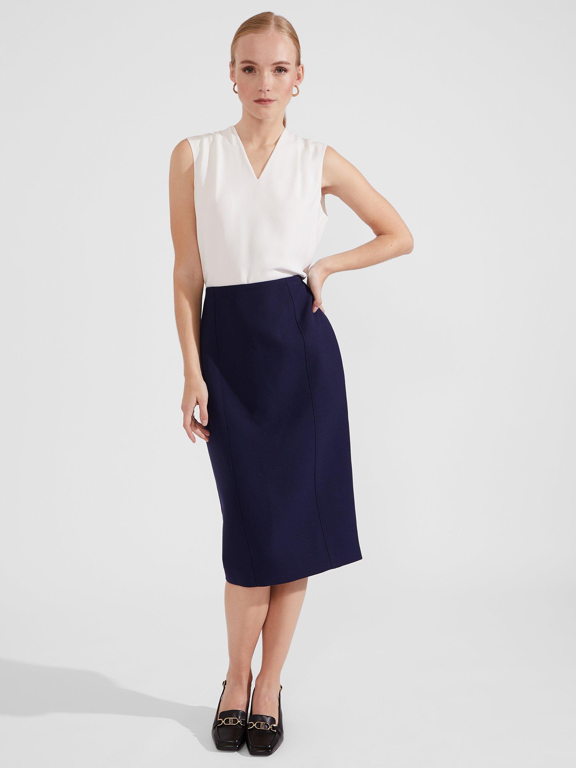 Hobbs knee length skirts hotsell