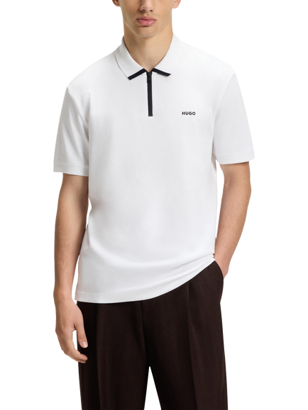 HUGO Dalomino Polo Shirt, White