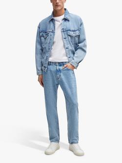 HUGO BOSS BOSS Aiden Cupsole Lace Up Trainers - view 2, White/Yellow