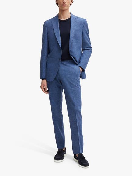 BOSS Sienne Suede Tassel Loafers - view 2, Dark Blue